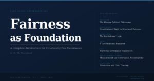 Fairness as Foundation: A Complete Architecture for Structurally Fair Governance